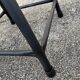 Set of 12 black industrial stools