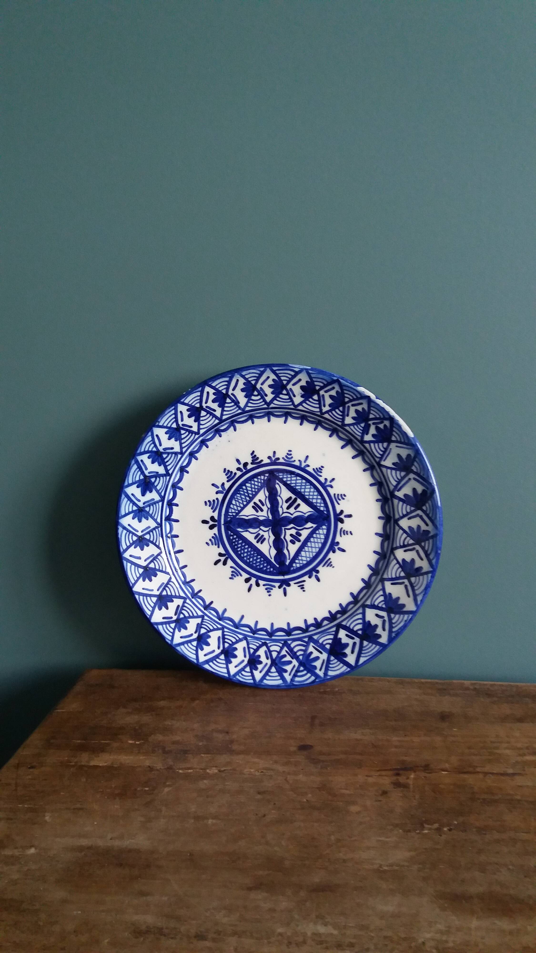 Hand-painted decorative wall plate Spain