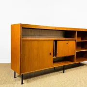 Enfilade scandinave haute en teck 1960