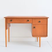 Scandinavian teak desk 1960 vintage