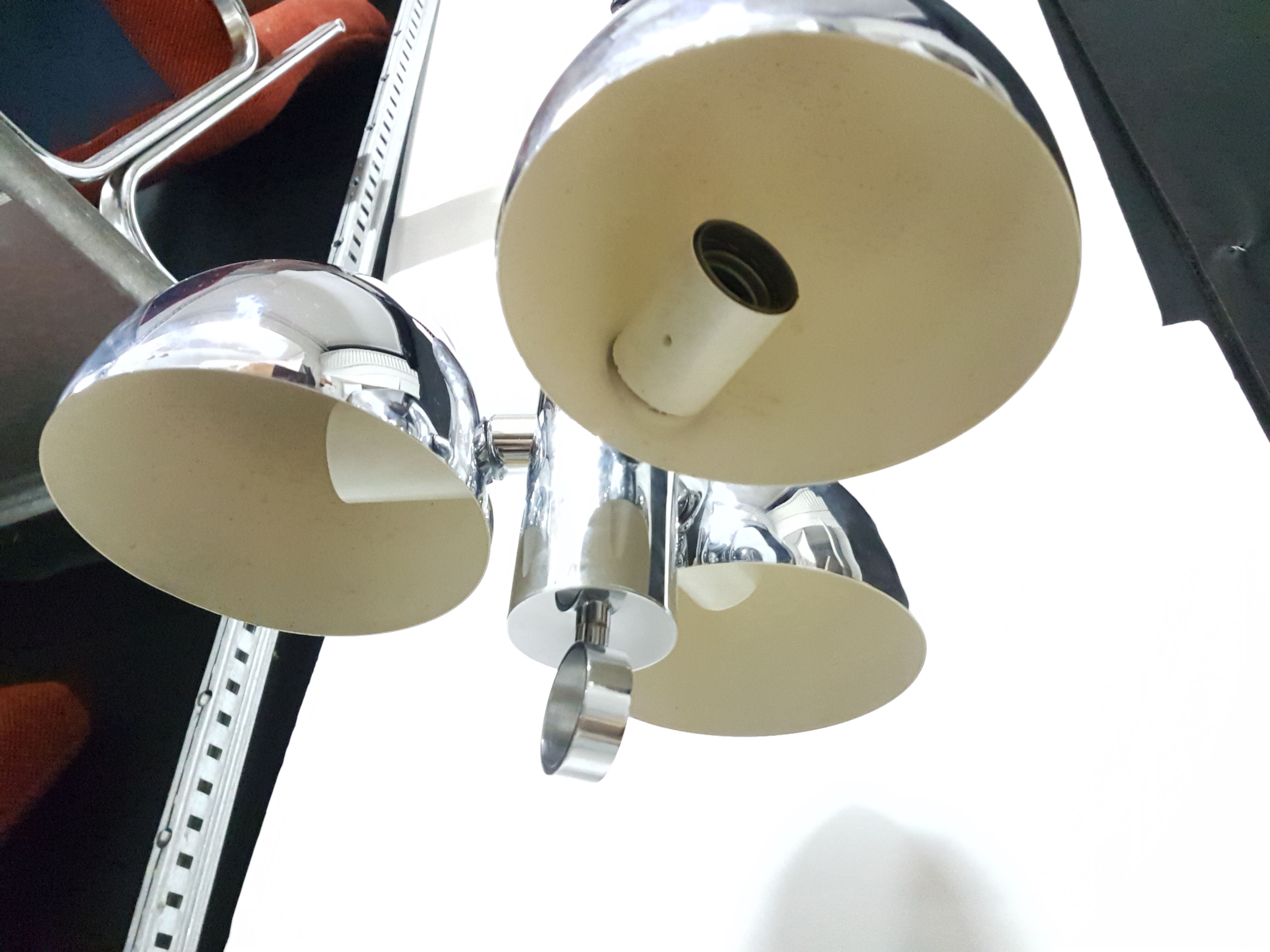 70s Egon Hillbrand design ceiling lamp