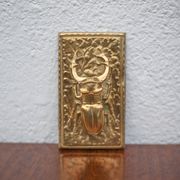 Scarab brass mail clip