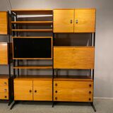 Book case Modular Walnut vintage 60’