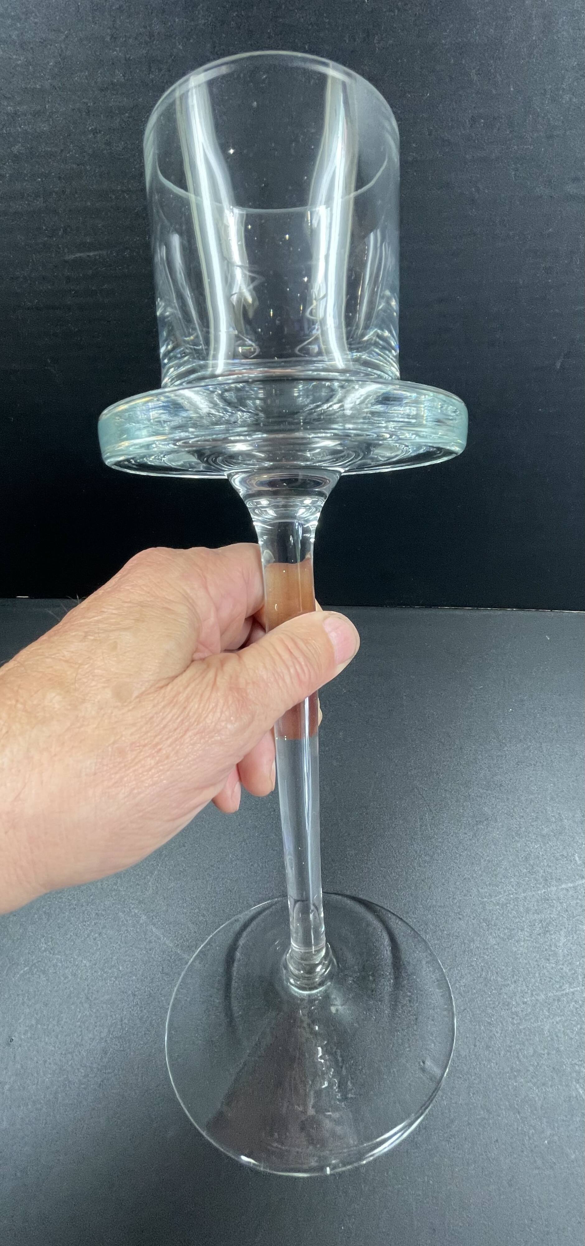Contemporary glass photophore