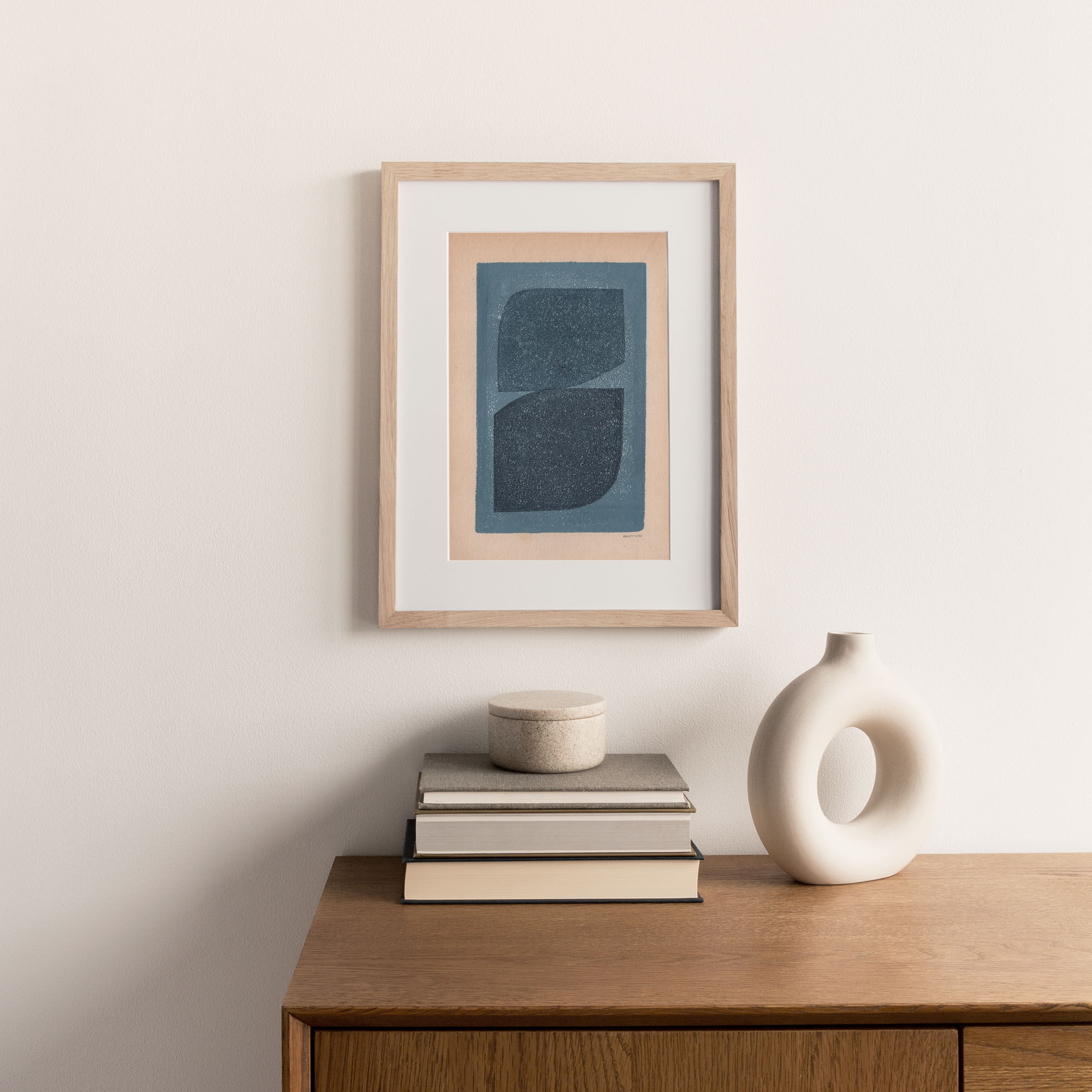 Painting on paper Illustration M 359 by Eawy