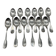 12 large Christofle spoons, Versailles model, silver plated metal