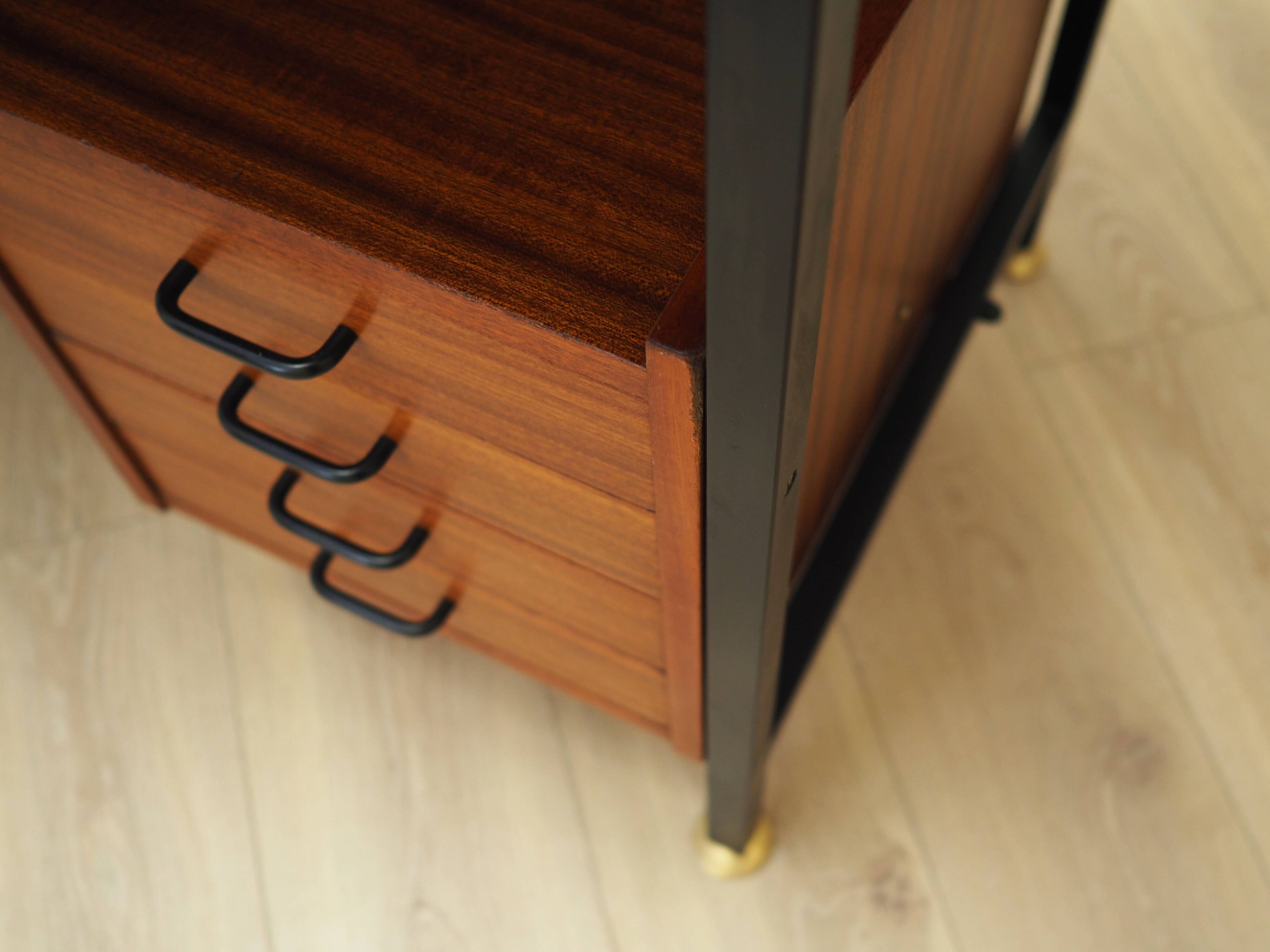 Bureau en acajou, design italien, années 1970, production : Italie