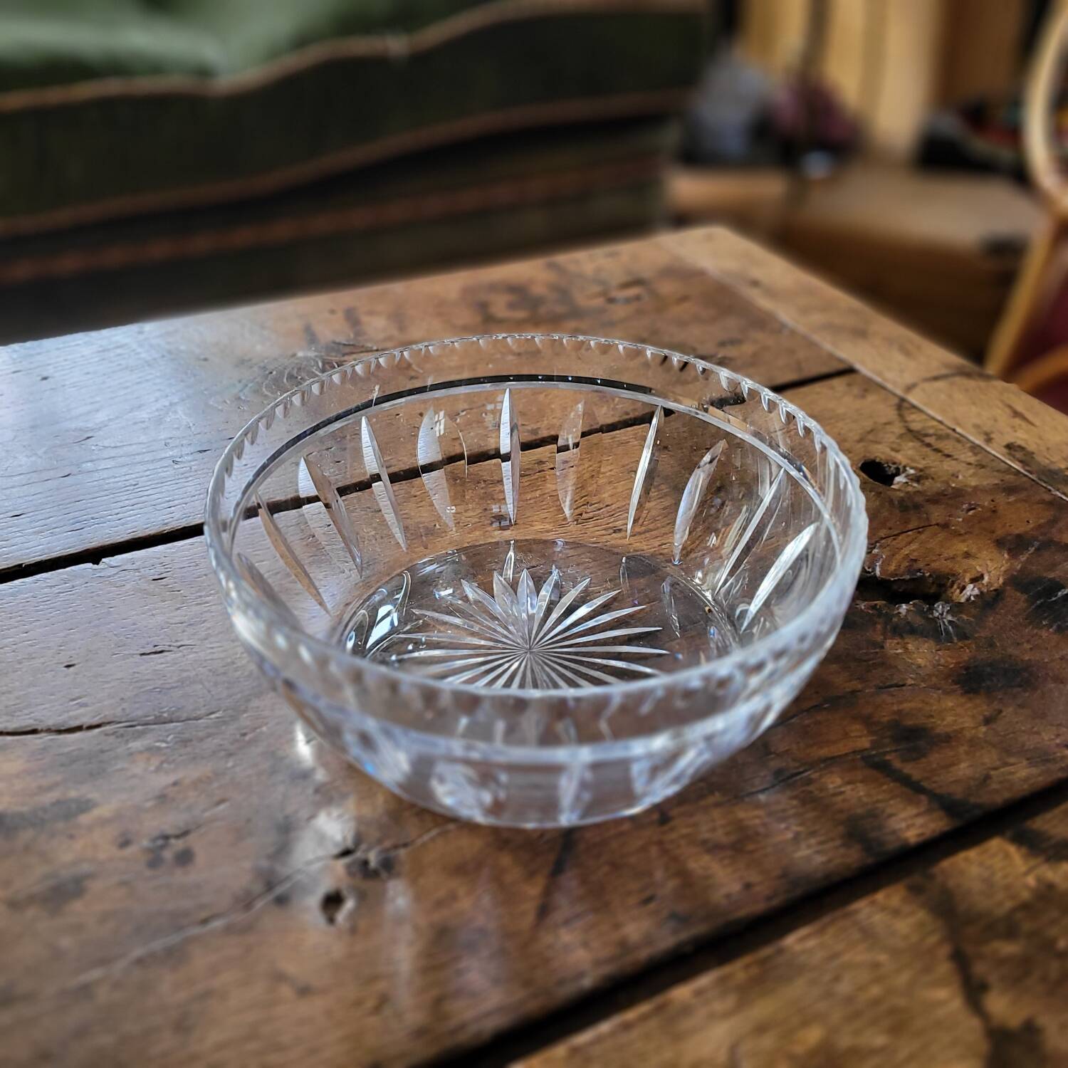 Cut crystal bowl – 1970s