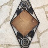 Diamond art nouveau mirror, 23x47cm