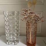Rosaline moulded glass vase