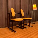 Pair of Flysit armchairs by Peter Opsvik Stokke Norway 1990s