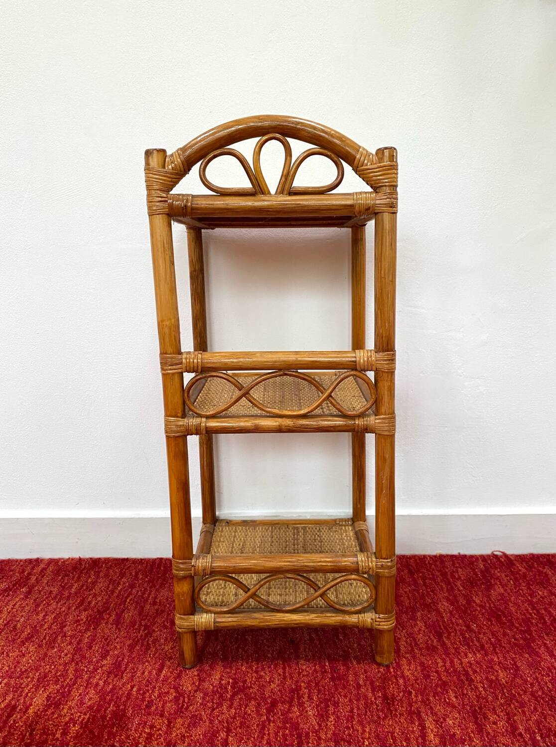 Bedside / Occasional furniture / Rattan and bamboo shelf