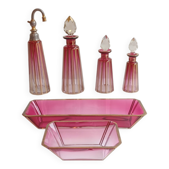 Saint Louis Crystal Toiletry Set – Art Deco Style