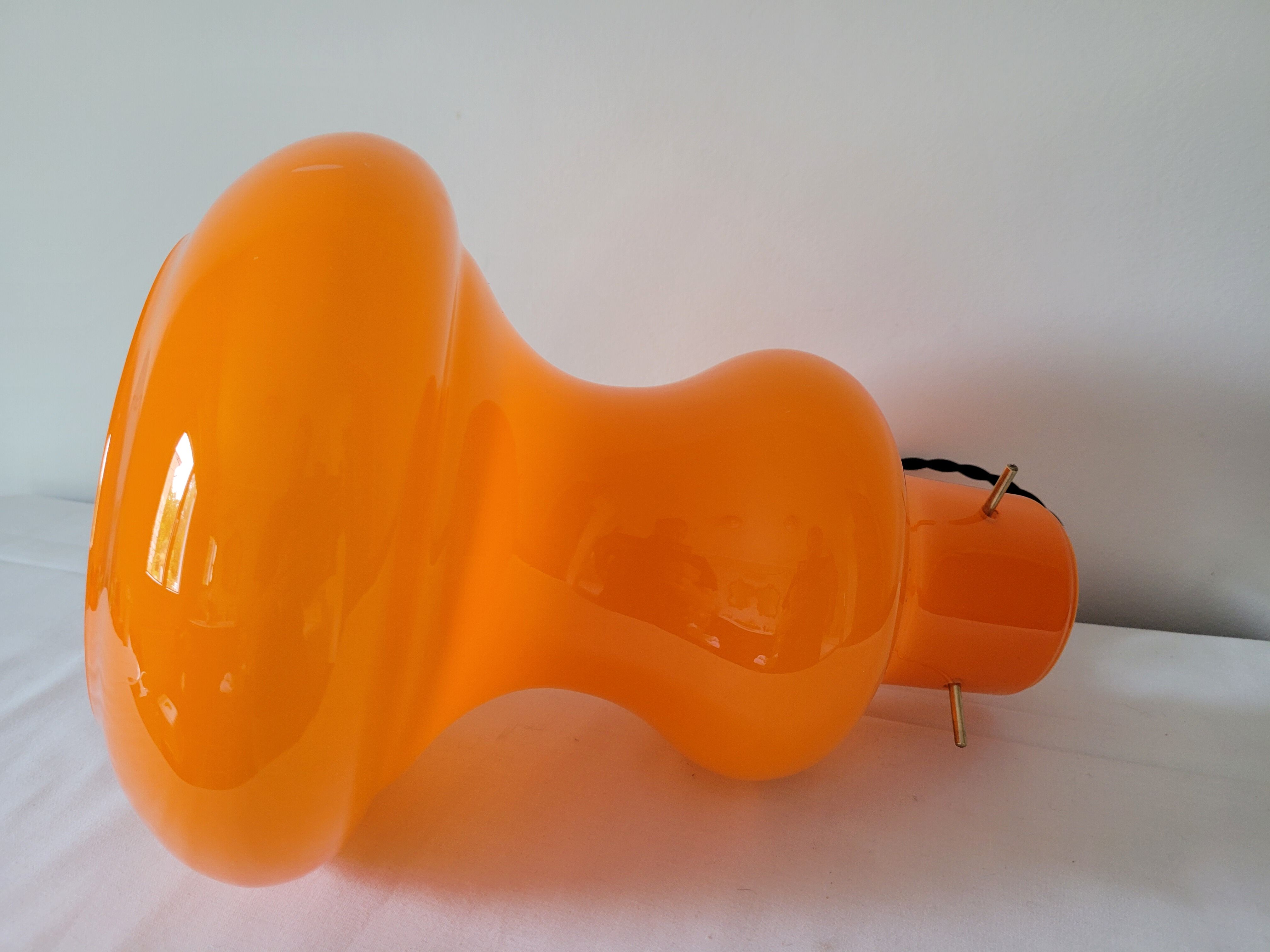 Suspension en opaline orange Targetti Sankey