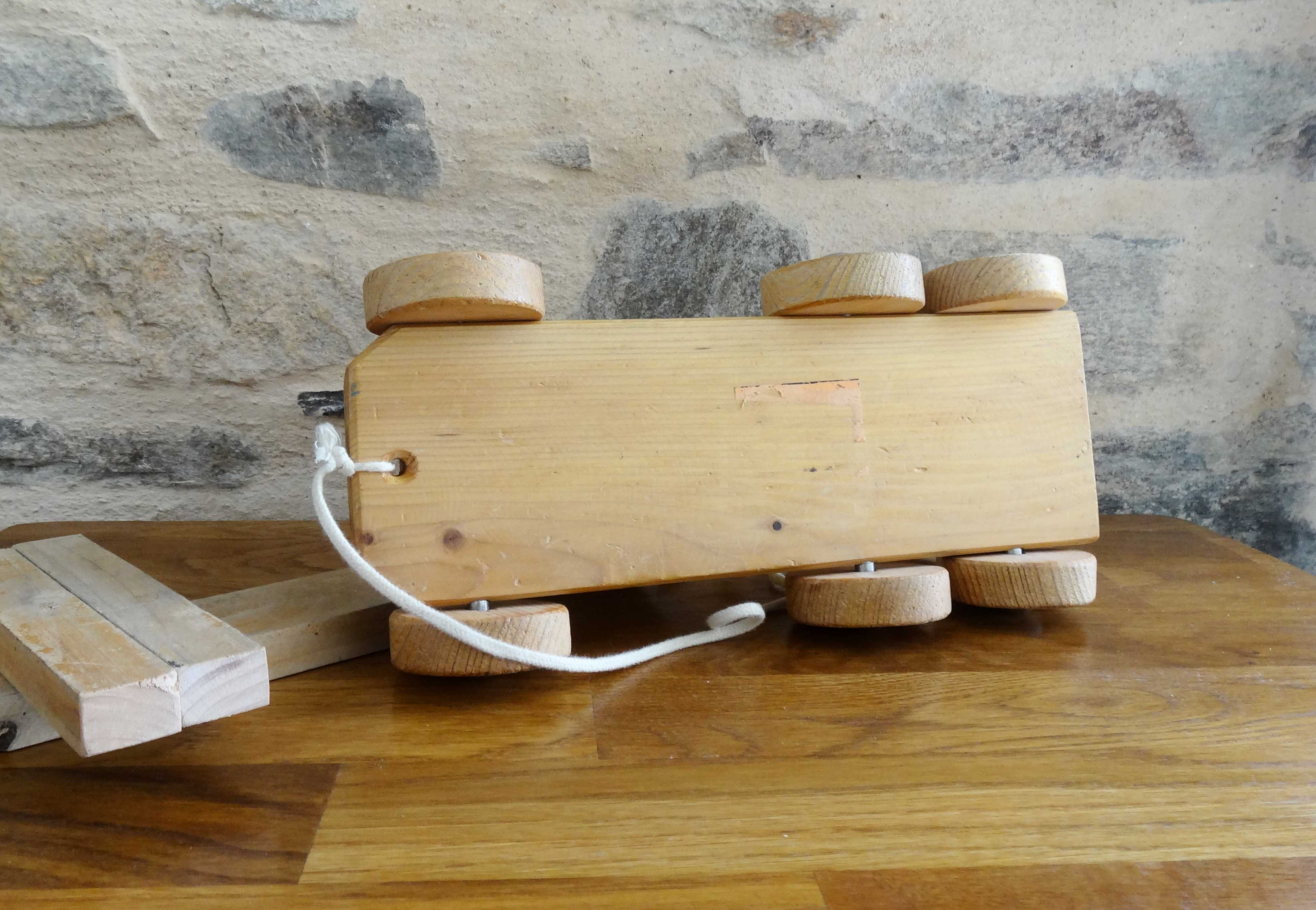 Vintage wooden transport truck