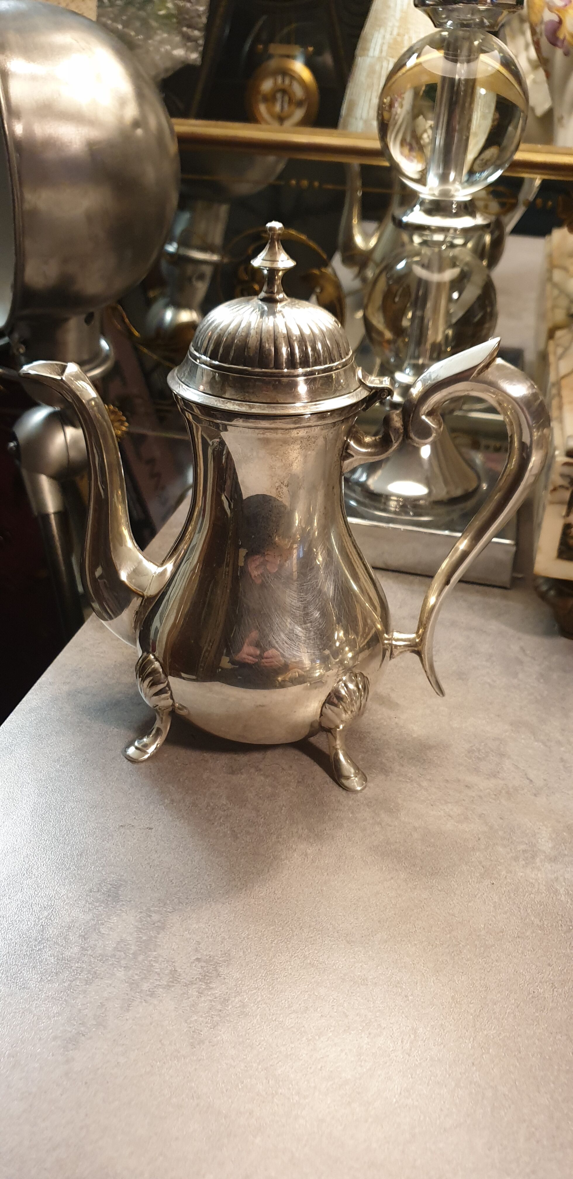 Coffee service in silver metal stamped Frionnet François,