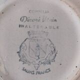 Vintage Salins soup bowl – Coppelia model – hand-decorated