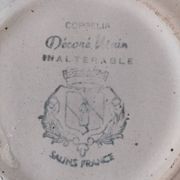 Vintage Salins soup bowl – Coppelia model – hand-decorated