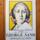 Affiche d'exposition vintage portrait de l'écrivaine George Sand 1979
