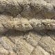 Berber Beni ouarain M'rirt rug in white natural wool