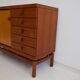 Teak and brass drawer buffet by La Permanente Mobili Cantù