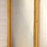 Rattan frame mirror 61 x 31 cm