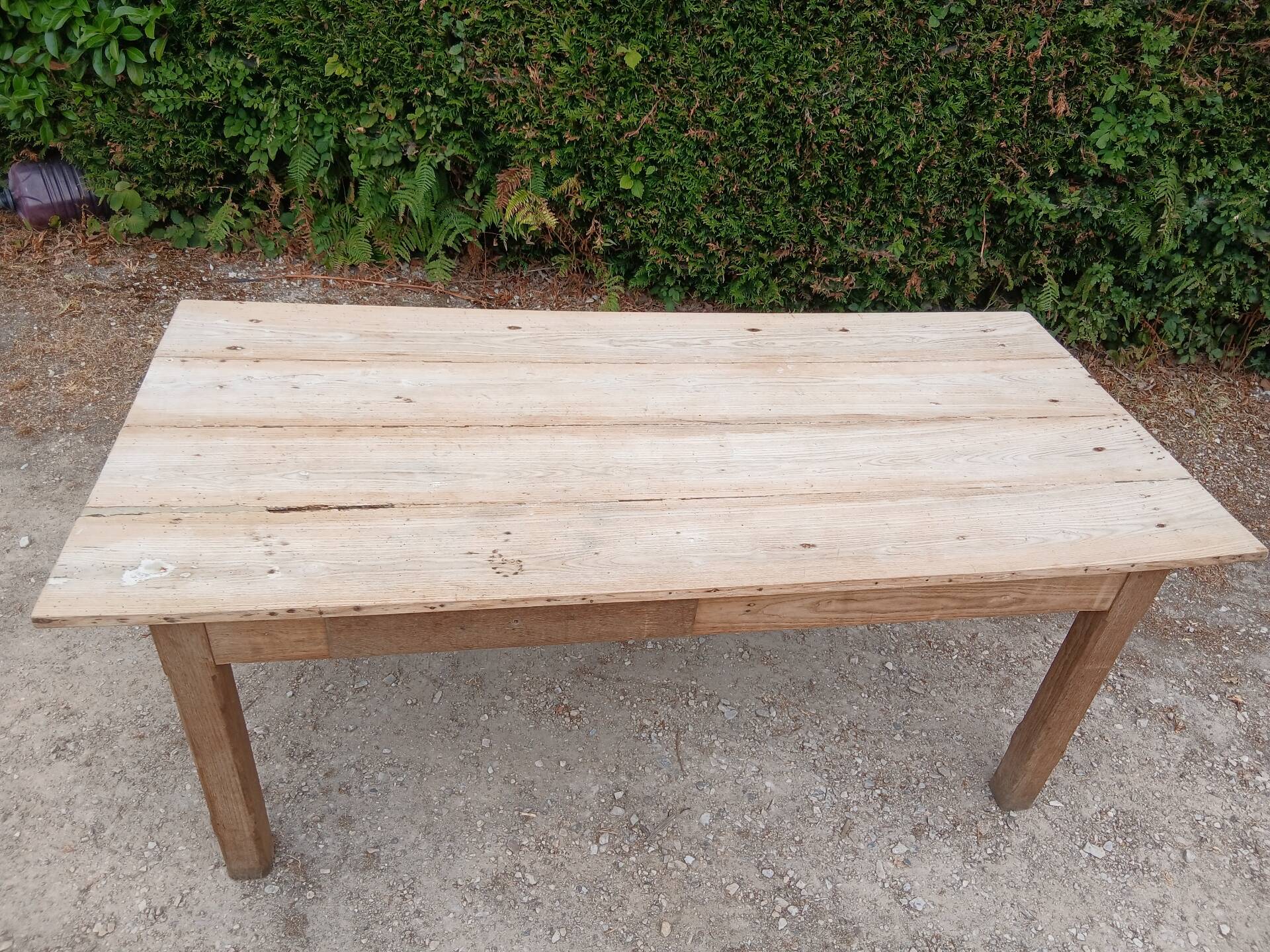 19th-century farmhouse table