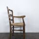 Wicker armchair in Louis XV style