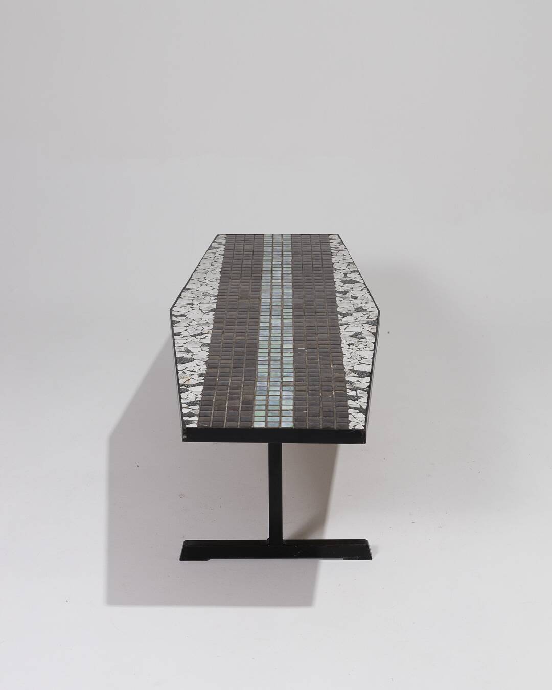 Hexagonal ceramic coffee table, 1930s