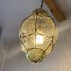Large Venetian cage lantern in murano glass