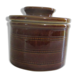 Enamelled stoneware water butter maker