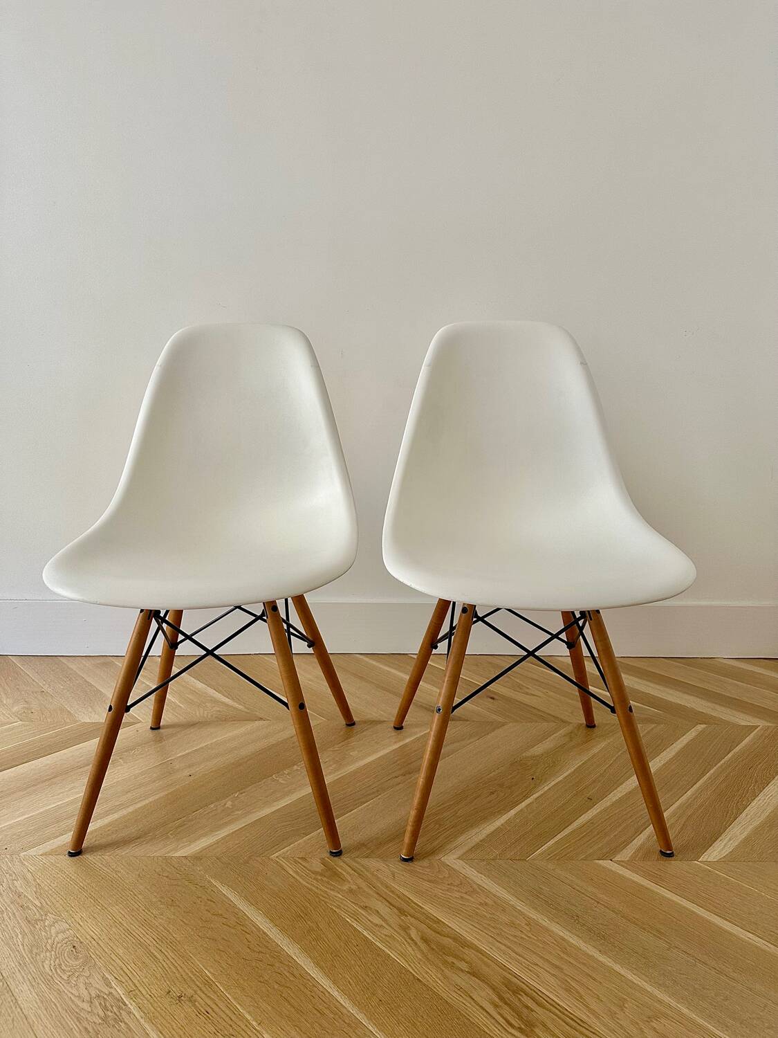 Set of chairs Eames DSW chair by Charles and Ray Eames