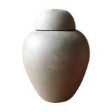 Green grey ceramic ginger pot