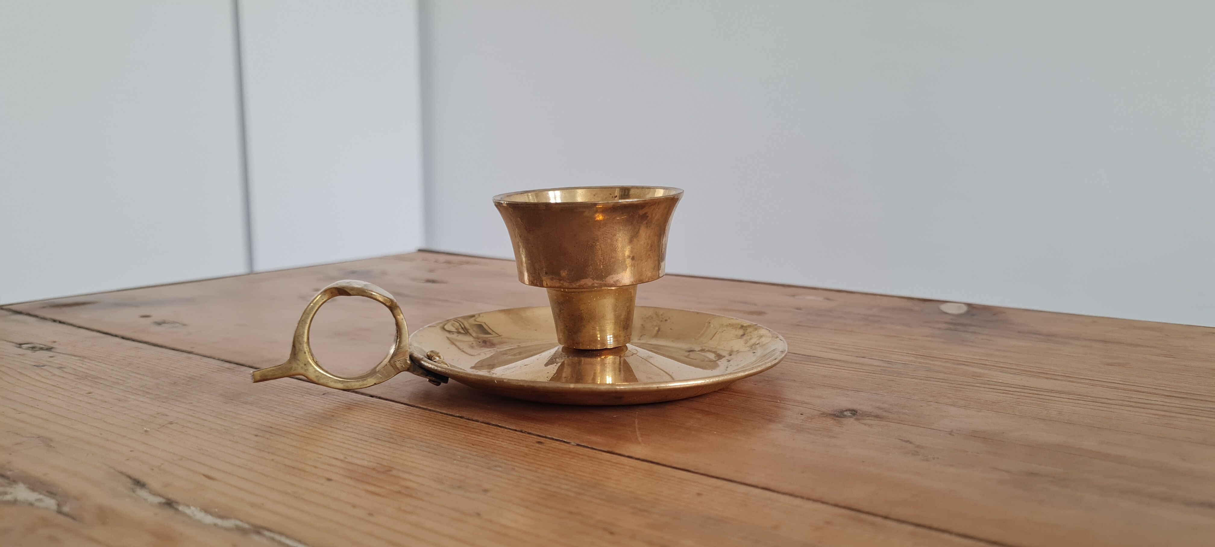 Brass candle holder