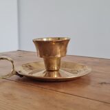 Brass candle holder