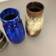 Ensemble de quatre vases "242-22" en poterie d'époque fabriqués par Scheurich, Allemagne