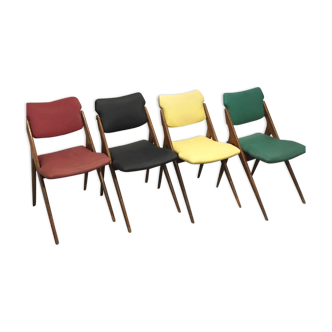Série de 4 chaises Gérard Guermonprez