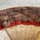 Vintage 70's wool lampshade