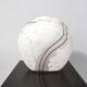 Postmodern murano glass table lamp