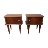 Pair bedside tables 40s