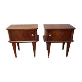 Pair bedside tables 40s