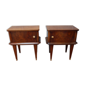 Pair bedside tables 40s