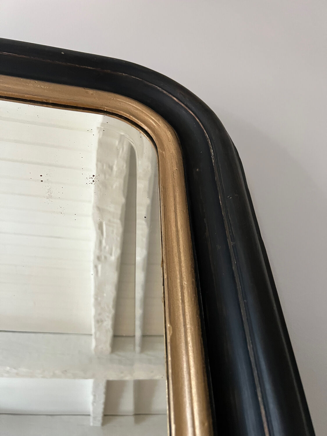 Very large antique shop mirror