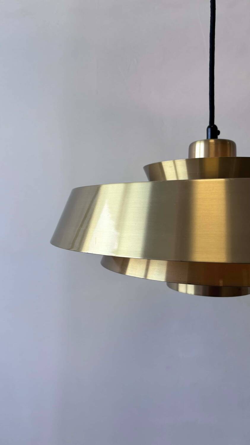 Vintage pendant lamp brass