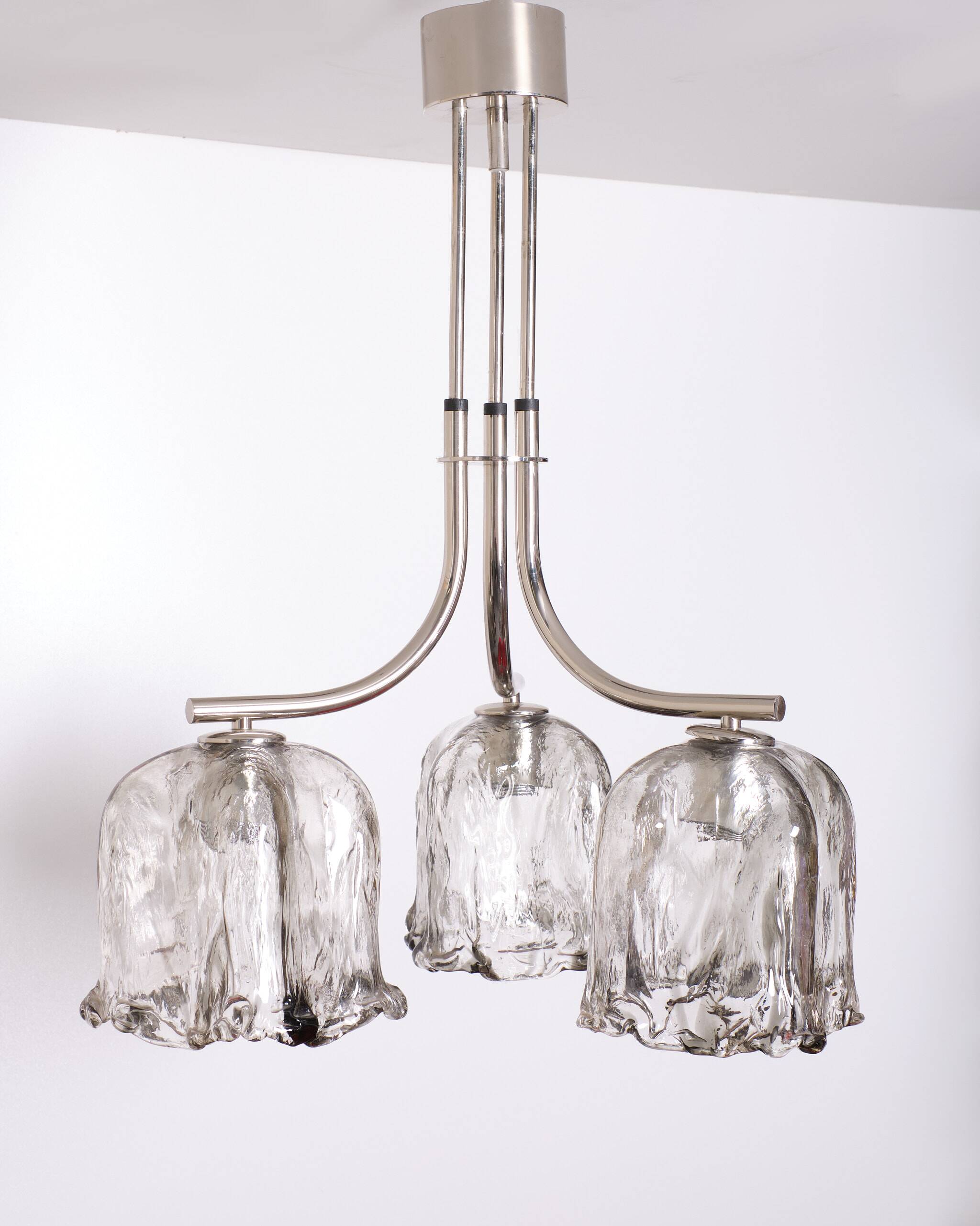 Murano Glass Chandelier 1970s
