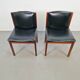 Vintage Rosewood Chairs by Tito Agnoli for La Linéa, Italy, 1960, Set of 2