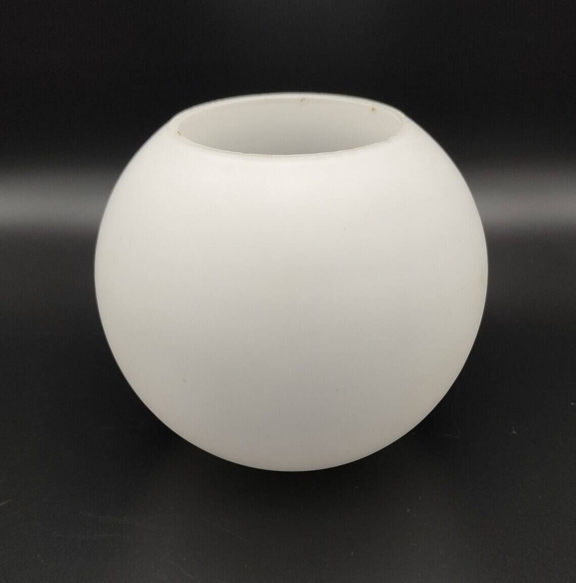 French vintage retro white glass replacement shade