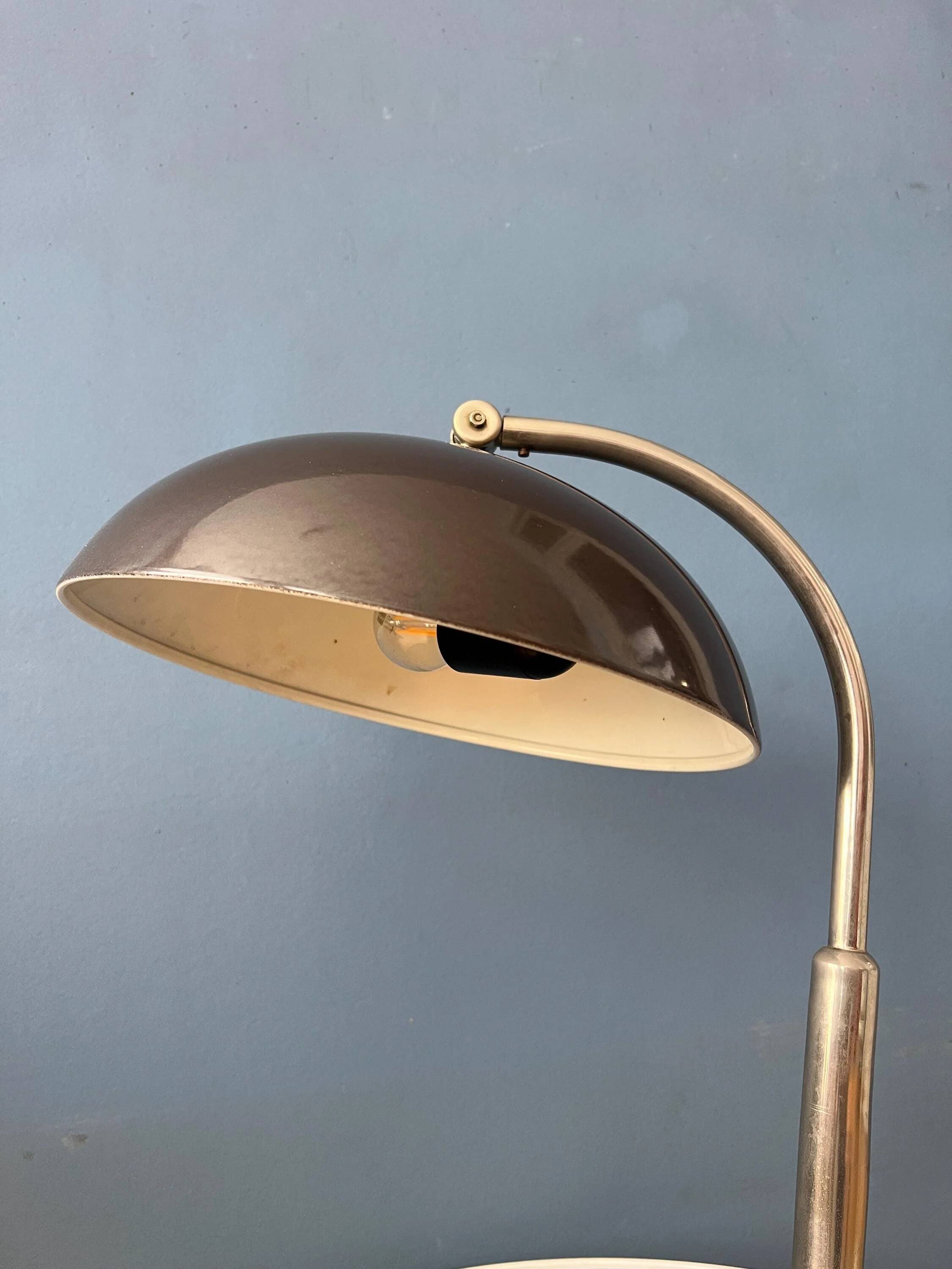 Vintage black desk lamp Hala Busquet 144 by Herman Busquet