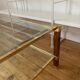 Table basse en verre Pierre Vandel