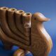Wooden candlestick - Paloma candelabrum